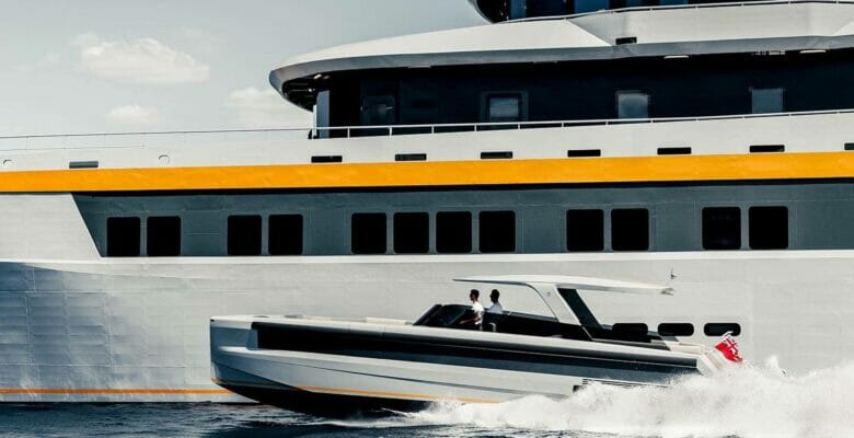 the Compass Tenders shadow kitten for the superyacht Nebula