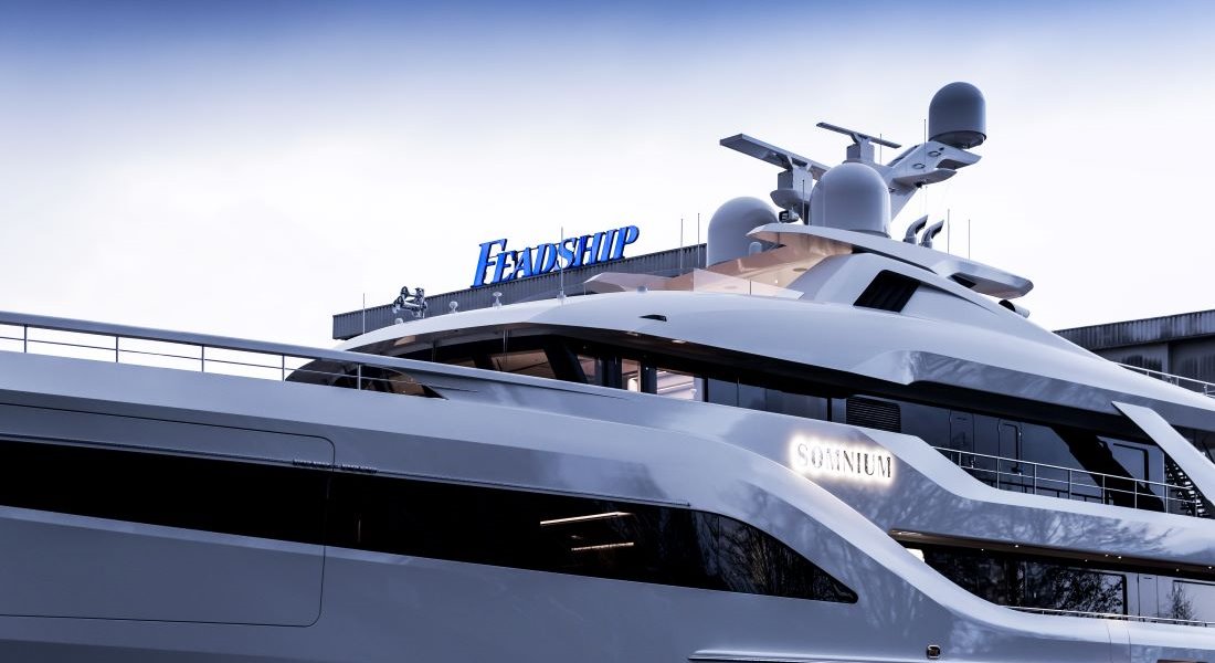 the Feadship Somnium is a megayacht for 3 generations of family
