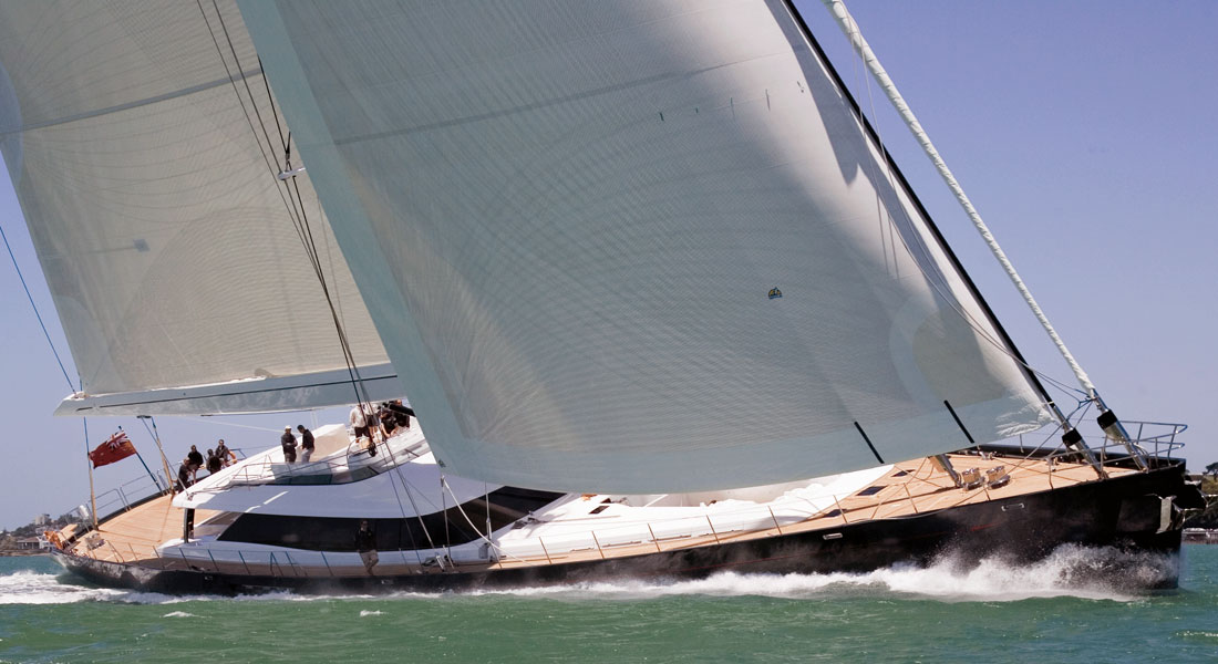 North Sails on Red Dragon superyacht