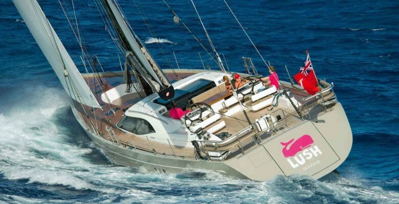 Lush is an Oyster 885 sailing superyacht