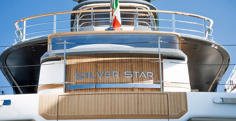 the yacht Silver Star is among Monaco Yacht Show power projects