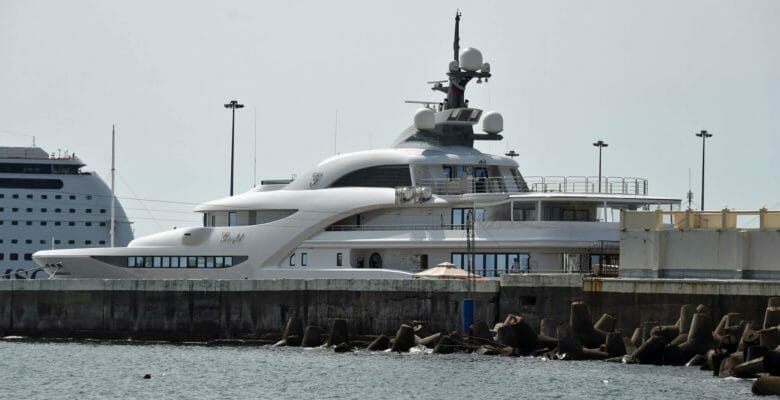 Graceful is alleged to be among Russian-owned superyachts